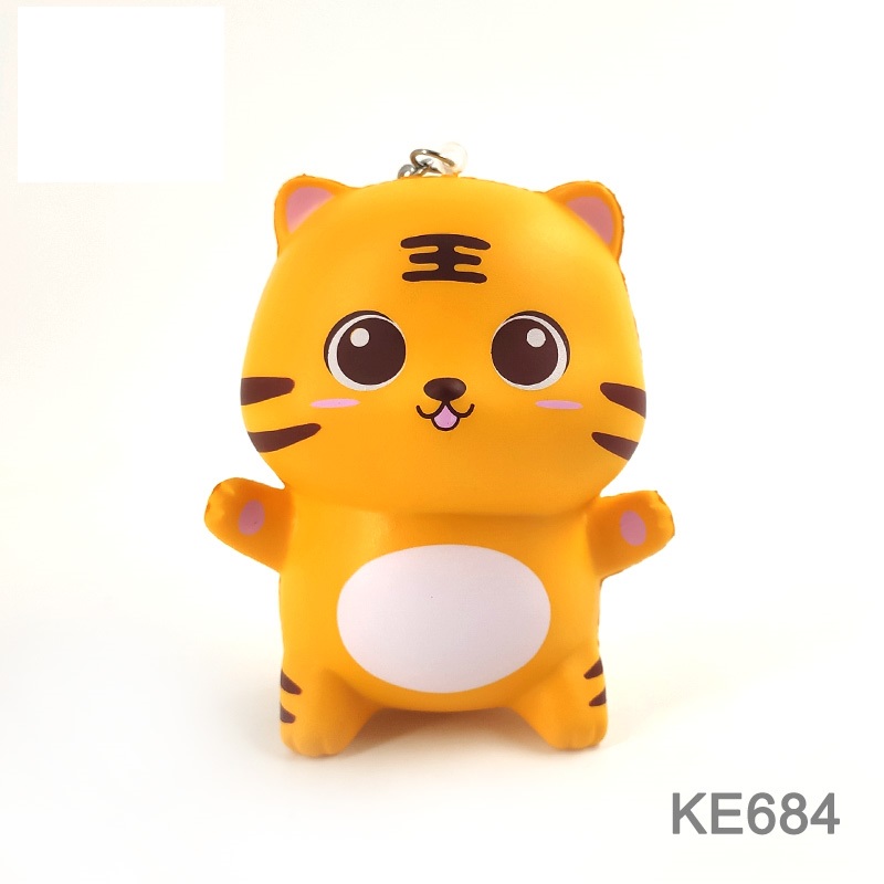 Cute Tiger Key chain Stress Reliever